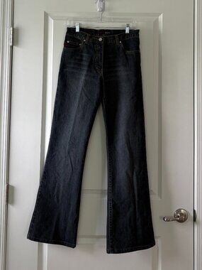 Savvy High-Rise Black Wash Flare Jeans (German Streetwear) Size 30/32 (US 10-12)